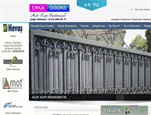 Tablet Screenshot of erkadoors.com